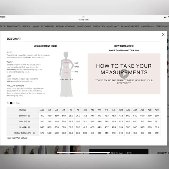 Azazie “Rue” Bridesmaid’s Lavender Dress women’s size 0 - Picture 10 of 16